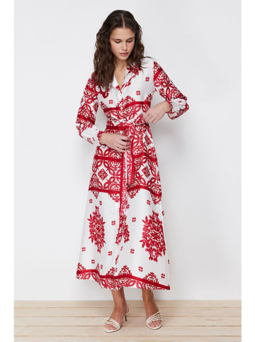 trendyol Jurk rood wit goedkoop kopen limango