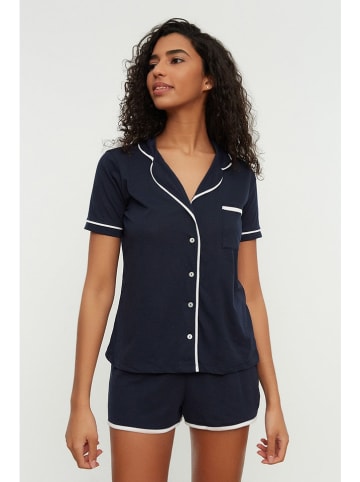 trendyol Pyjama in Dunkelblau