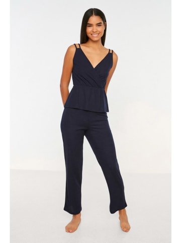trendyol Pyjama donkerblauw