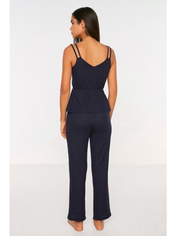 trendyol Pyjama in Dunkelblau