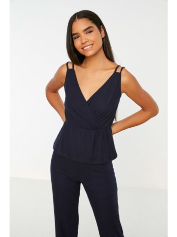 trendyol Pyjama in Dunkelblau