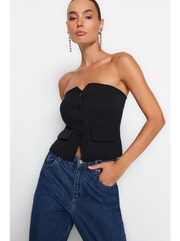 trendyol Top w kolorze czarnym