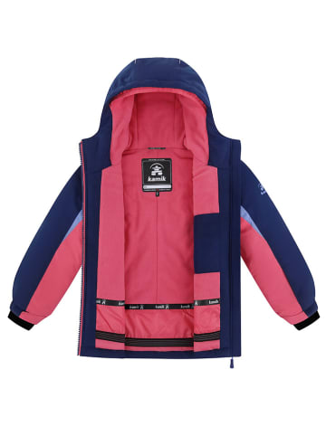 Kamik Winterjas "Bree" donkerblauw/roze