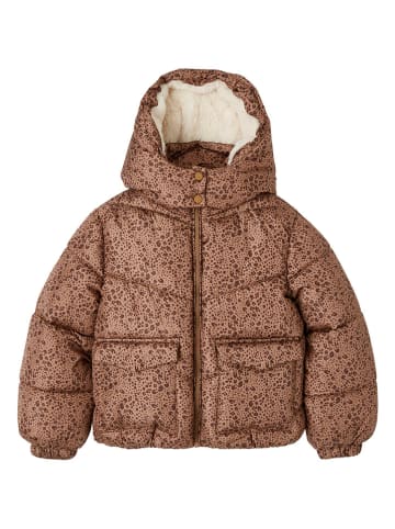 vertbaudet Winterjacke in Hellbraun