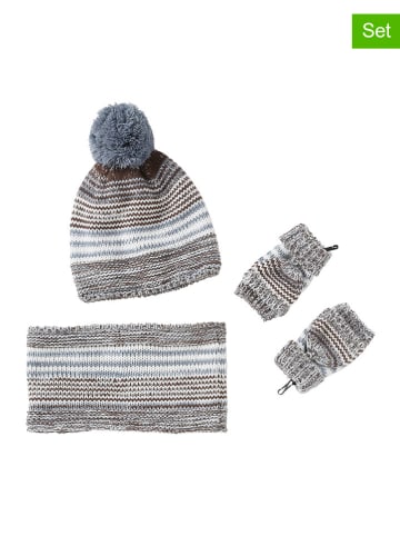 vertbaudet 3-delige outfit grijs
