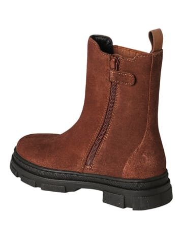 vertbaudet Leren boots bruin