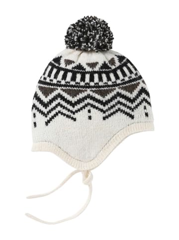 vertbaudet Muts met pompon wit