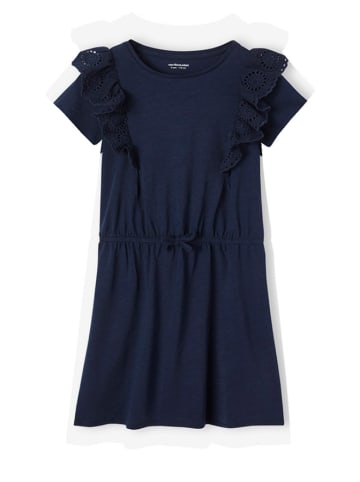 vertbaudet Kleid in Dunkelblau
