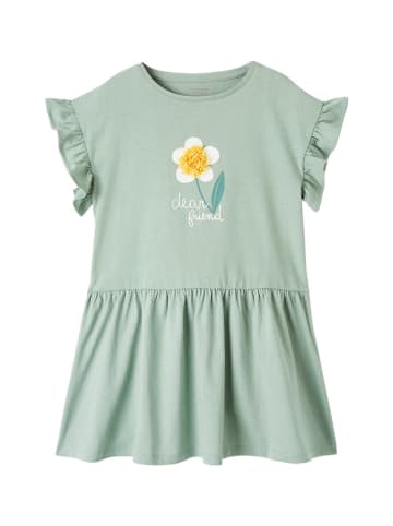vertbaudet Kleid in Hellgrün