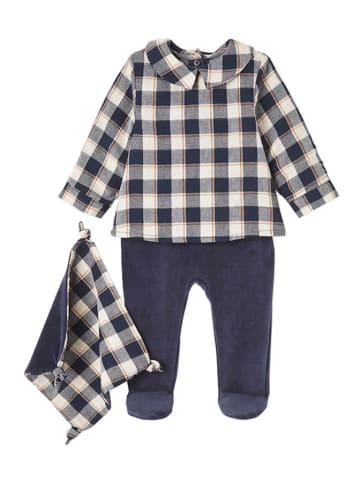 vertbaudet 3tlg. Outfit in Dunkelblau