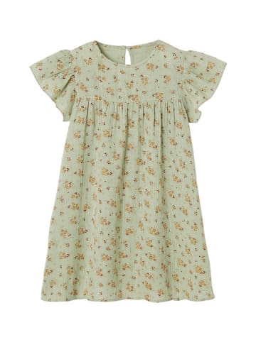 vertbaudet Kleid in Hellgrün