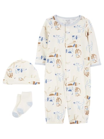 carter's 3-delige outfit crème