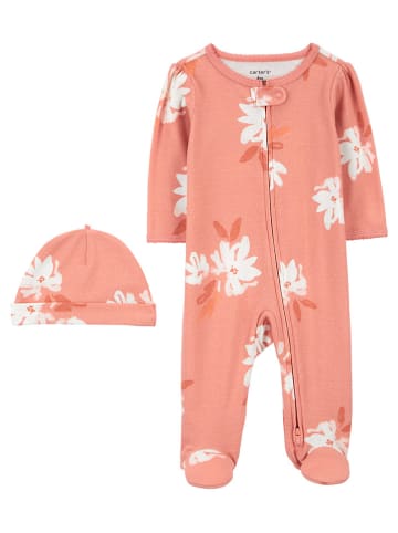 carter's 2-delige outfit koraalrood