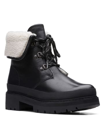 Clarks Leren boots "Orianna Turn" zwart