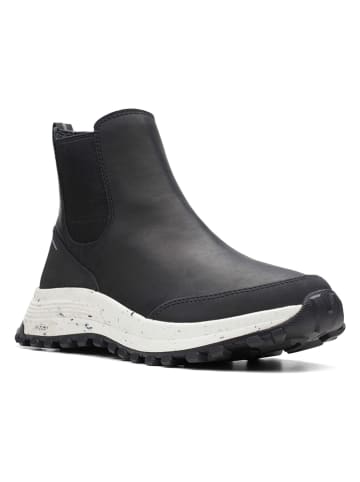 Clarks Leder-Chelsea-Boots "ATLTrekUpWP" in Schwarz