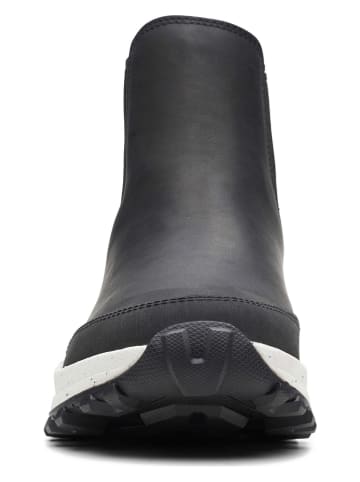 Clarks Leder-Chelsea-Boots "ATLTrekUpWP" in Schwarz