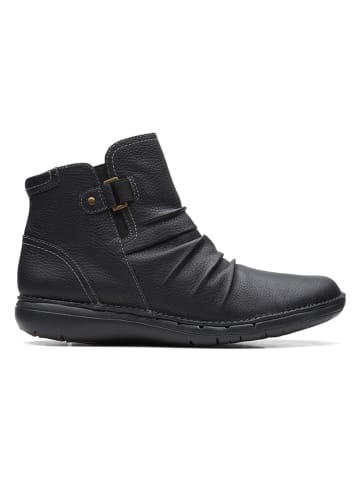 Clarks Leder-Boots "Un Loop Top" in Schwarz