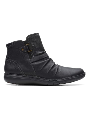 Clarks Leren boots "Un Loop Top" zwart