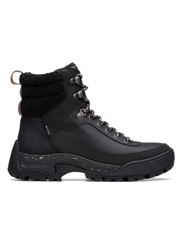 Clarks Leder-Winterboots "ATLHikeTop GTX" in Schwarz