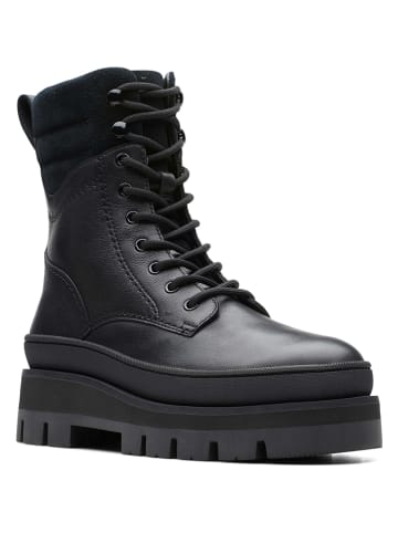Clarks Leren boots "Orianna2 Hike" zwart