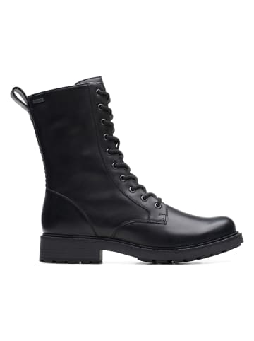 Clarks Skórzane kozaki "Orinoco2StyGTX" w kolorze czarnym