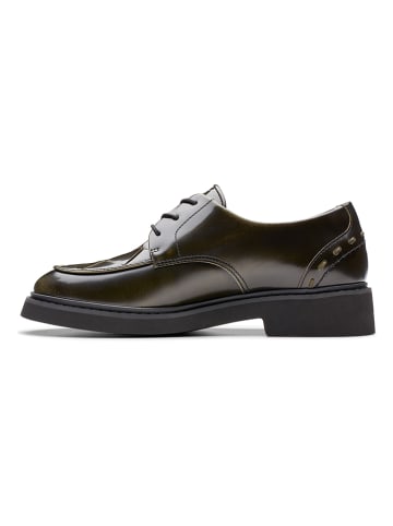 Clarks Leren veterschoenen "Splend Weave" bruin