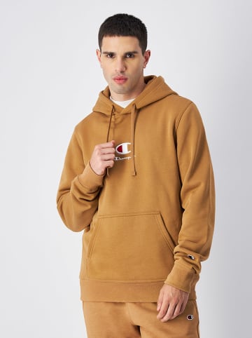 Champion Hoodie in Hellbraun