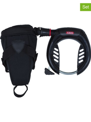 ABUS 3-delige set: fietssloten & tas zwart