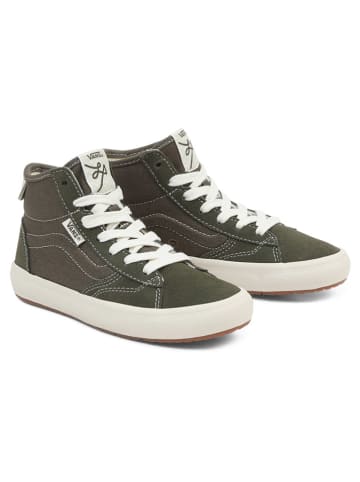 Vans Leder-Sneakers "Little Lizzie" in Khaki