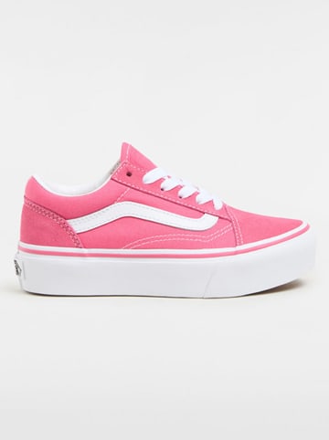 Vans Leder Sneakers Old Skool Platform in Pink gunstig kaufen limango