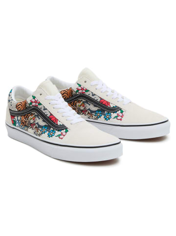 Vans old skool floral marshmallow store