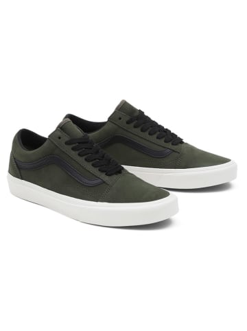 Vans Leren sneakers "Old Skool" groen
