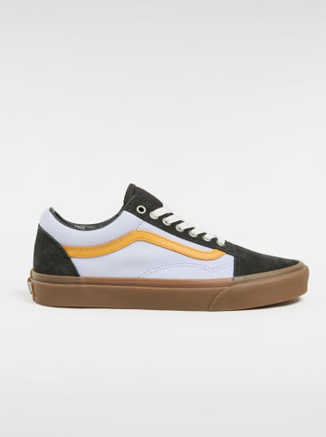 Vans Skorzane sneakersy Old Skool ze wzorem najlepsze wyprzeda e w limango