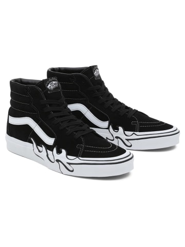 Vans Leder Sneakers SK8 Hi Flame in Schwarz gunstig kaufen limango