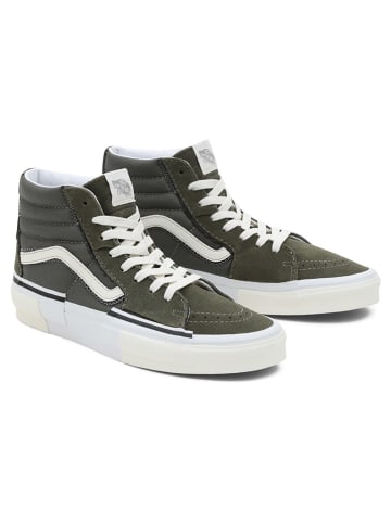 Vans Sneakersy "SK8-Hi Reconstruct" w kolorze khaki