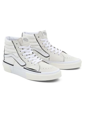 Vans Sneakers "SK8-Hi Reconstruct" wit/crème/zwart
