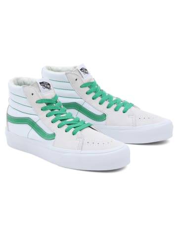Vans Leder-Sneakers "SK8-Hi VR3" in Weiß/ Grün/ Creme