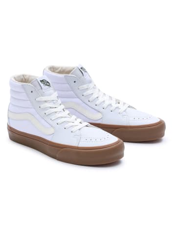 Vans Leren sneakers "SK8-Hi VR3" wit/lichtbruin