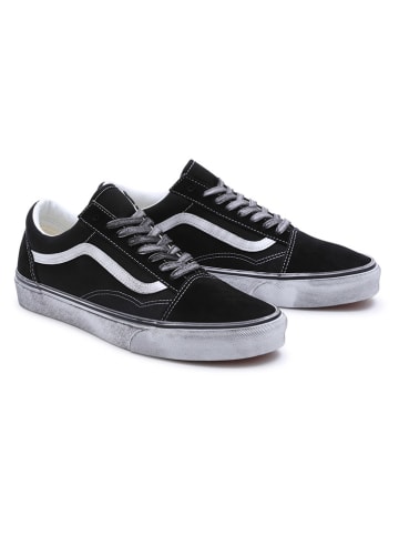 Vans Leren sneakers "Old Skool" zwart