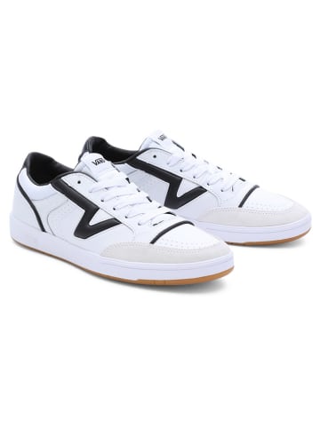 Vans Leder-Sneakers "Lowland CC JMP R" in Weiß/ Schwarz