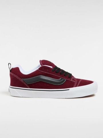 Vans Leren sneakers "Knu Skool" rood