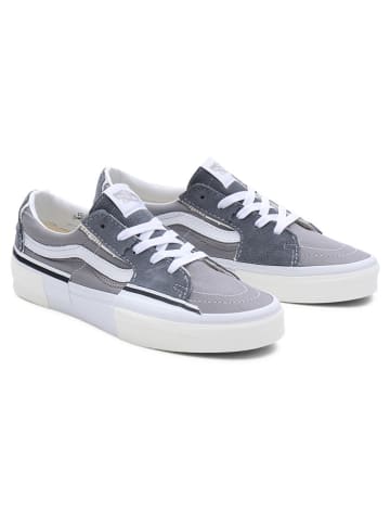 Vans Sneakersy "SK8-Low Reconstruct" w kolorze szaro-białym