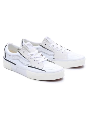 Vans Sneakers "SK8-Low Reconstruct" wit/crème/zwart