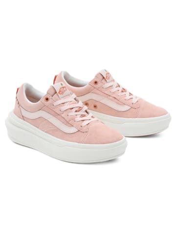 Vans Skórzane sneakersy "Old Skool Overt Plus CC" w kolorze jasnoróżowym