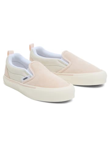 Vans Leder-Slipper "Knu" in Rosa/ Creme