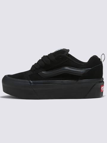 Vans Leder-Sneakers "Knu Stack" in Schwarz