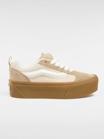 Vans Leder Sneakers Knu Stack in Beige gunstig kaufen limango