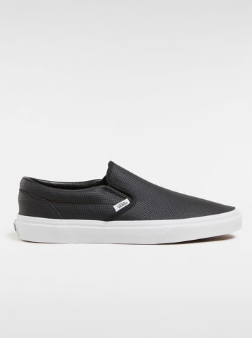 Vans Leder-Slipper "Classic" in Schwarz