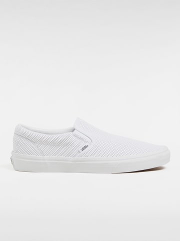 Vans Leren instappers "Classic" wit