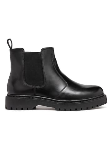 Geox Leren chelseaboots "Bleyze" zwart